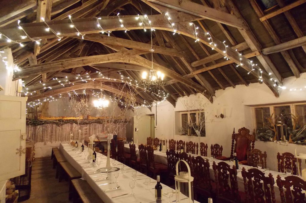 Village hall decoration