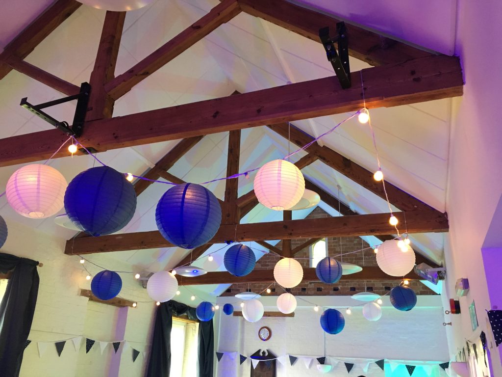 Paper Lanterns and Festoon Lighting